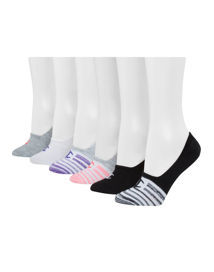 Calcetines Champion Mujer - Performance Invisible Liner 6-Pairs ( Blancas/Negras/Gris ) 3124867-WD